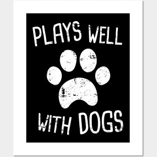 Funny Dog Walking Gift For Dog Walker Posters and Art